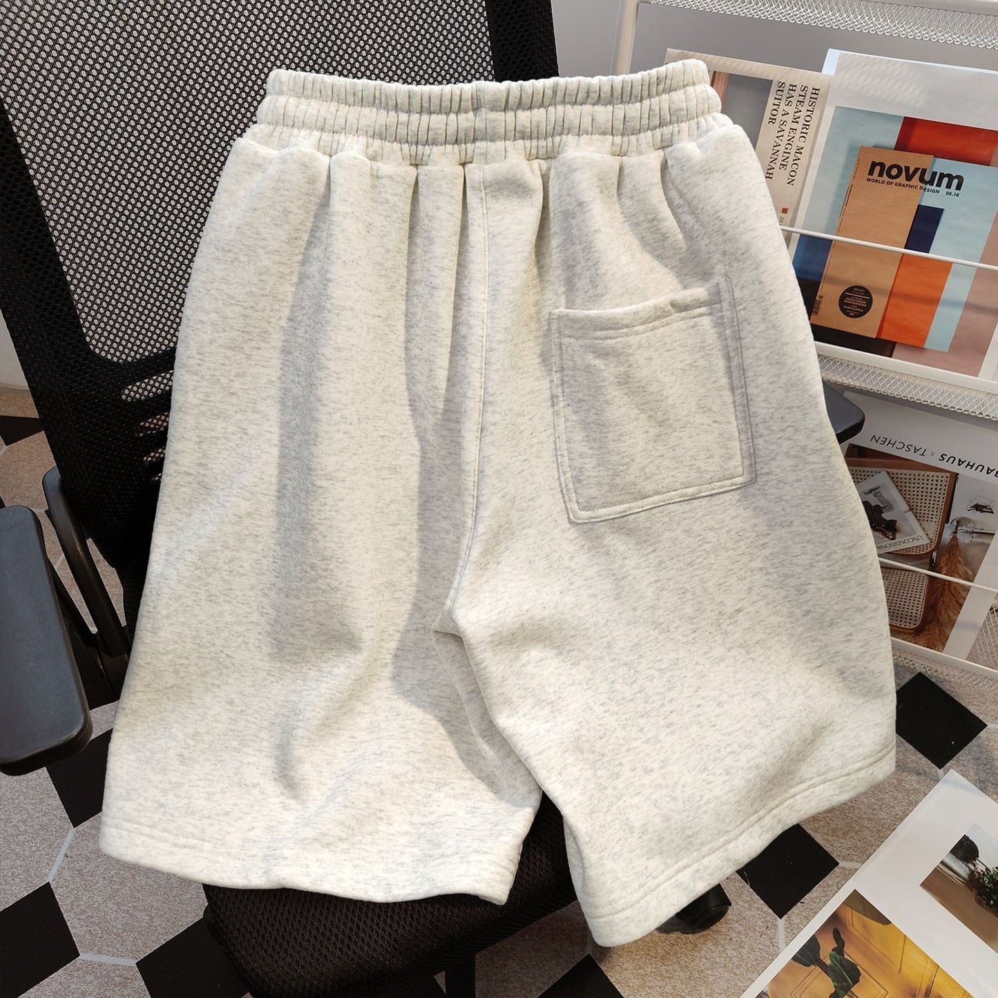 超人気 カジュアル 清涼感たっぷり ハイウエスト パンツ ボトムス＜F-8673＞
