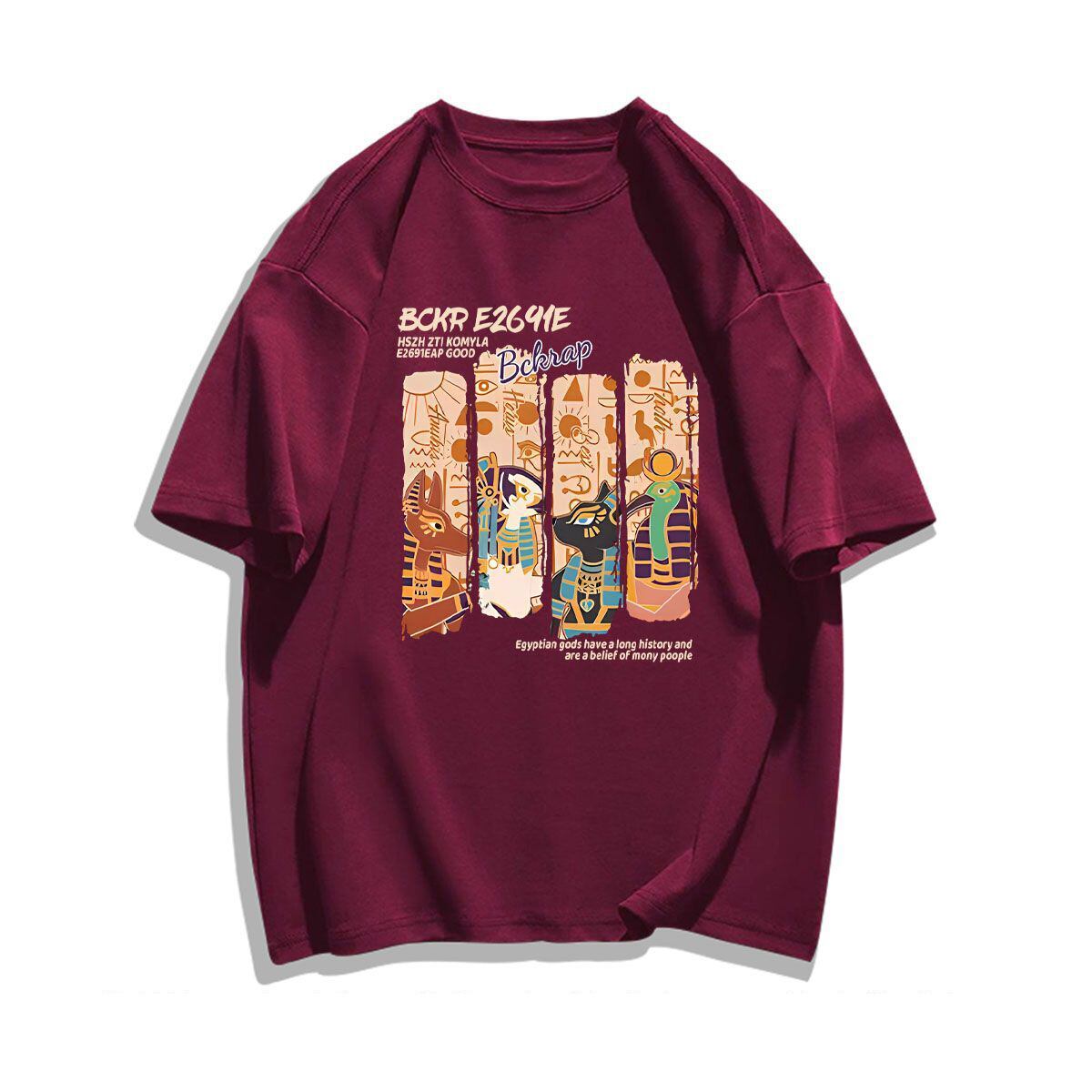 着回し力抜群 アバンギャルド 特別デザイン プリント全5色 半袖Tシャツ<F-8712>