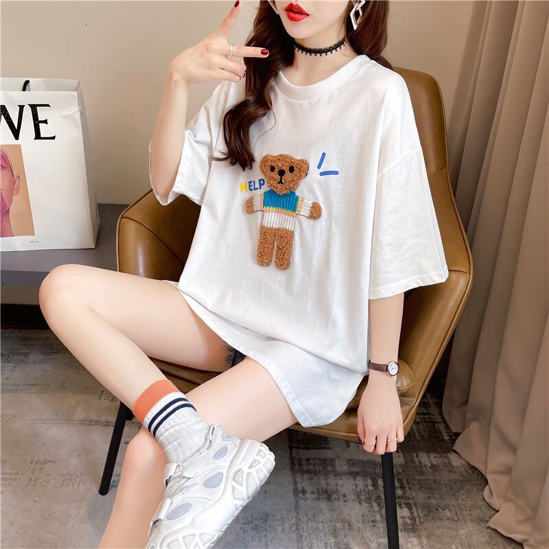 海外トレンド 海外トレンド 美人度アップ 好感度UP カジュアル 全3色 半袖 Tシャツ ＜F-11644＞