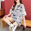 好感度満載 美感いっぱい プリント Tシャツ カットソー＜isf-3175＞