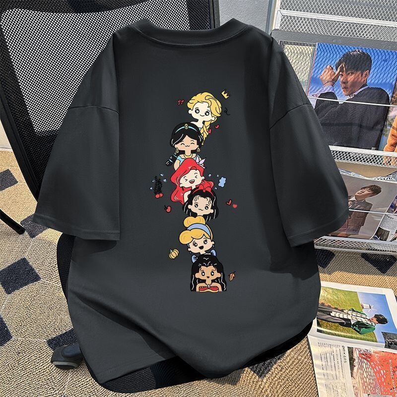 新商品 カジュアル 定番シンプル プリント 全6色 半袖TシャツF-8767