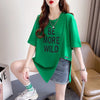 今季マストバイ タイルアップ ファッション感満々 プリント 4色選択 半袖Tシャツ＜F-9245＞