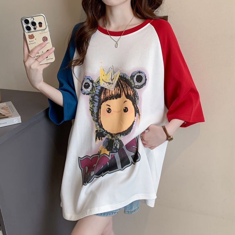 売れ筋 絶対流行 早い者勝ち 早い者勝ち カジュアル 2色選択 Tシャツ<F-11142>