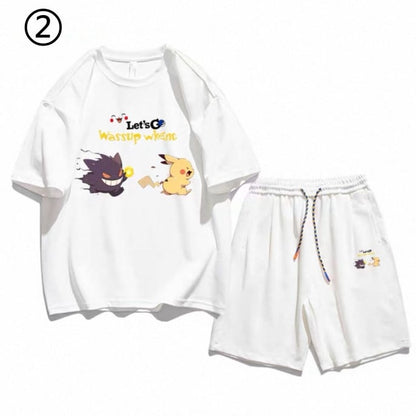 今季マストバイ ファッション男女兼用 超人気 Ｔシャツ+ パンツ セットアップ F-13271
