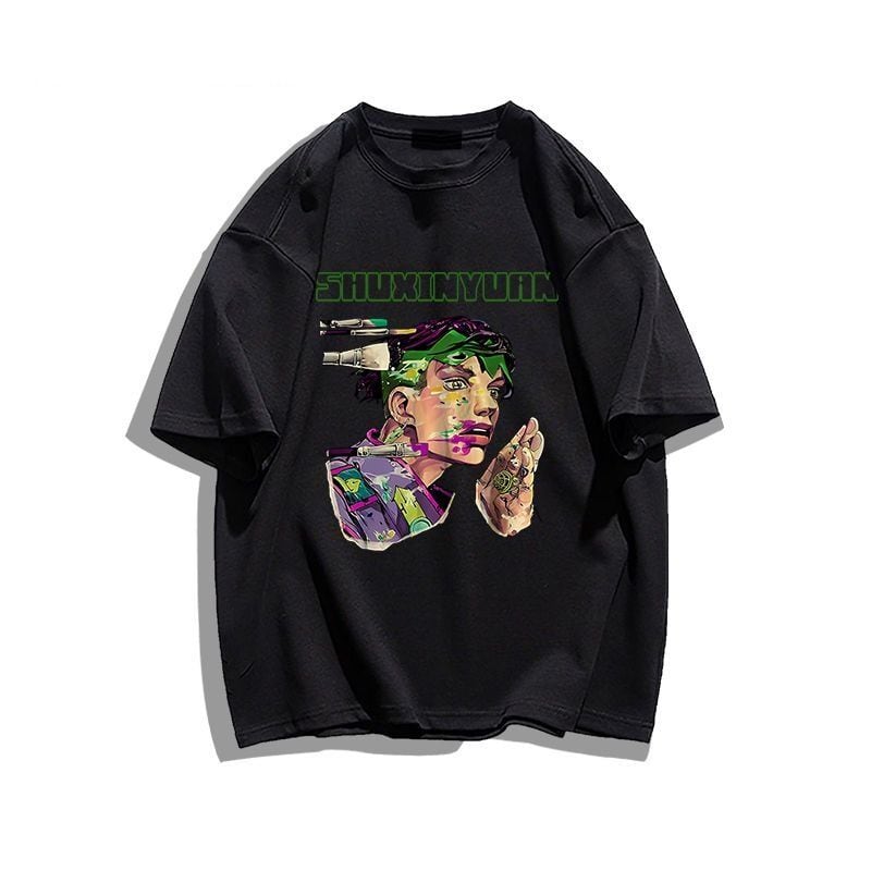 着回し力抜群 カジュアル 定番シンプル プリント全6色 半袖TシャツF-7029