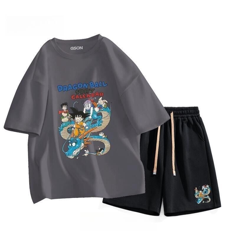 今季マストバイ  ファッション男女兼用 半袖Ｔシャツⅹパンツセット全6色F-6537