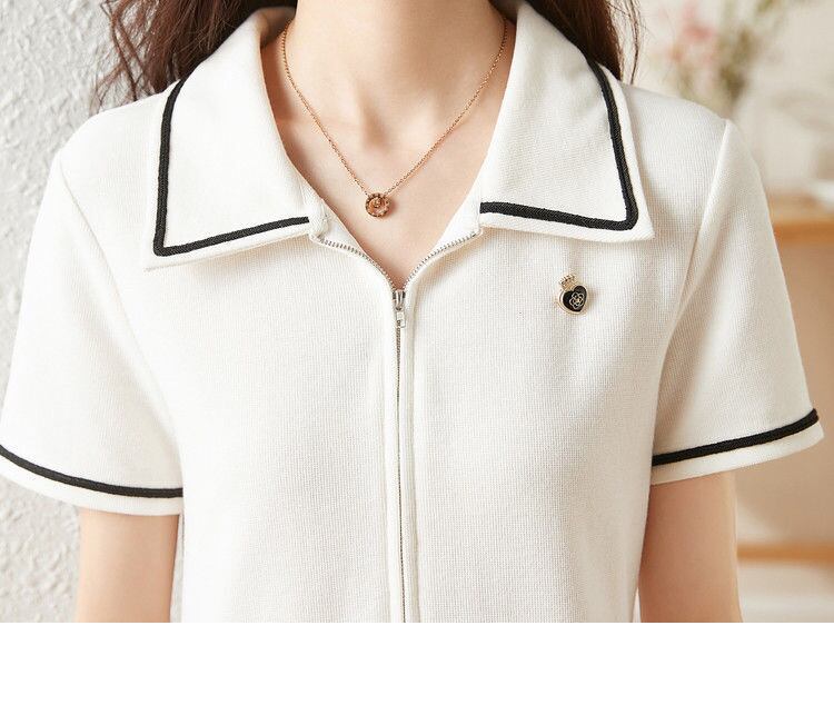 大活躍 シンプル カジュアル 上品 ワンピース F-8503