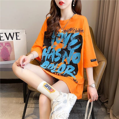 個性的なデザイン   一目惚れ Tシャツ カットソー＜F-3400＞