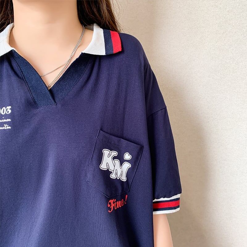 オシャレ度満点   カジュアル Tシャツ カットソー＜F-3593＞