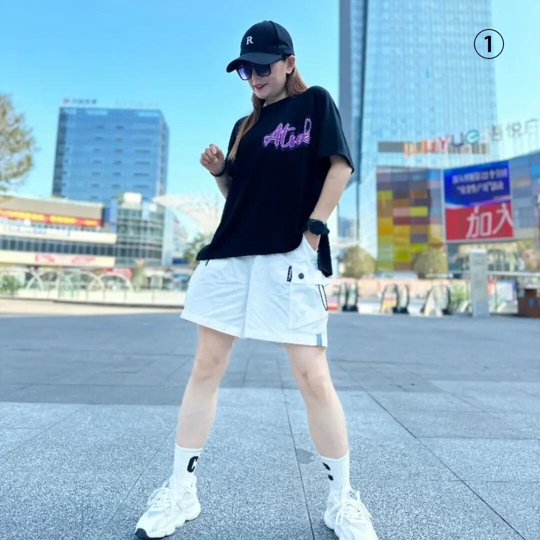 おすすめ ファッション 今季マストバイ 半袖Ｔシャツⅹパンツセット全4色<F-8568>