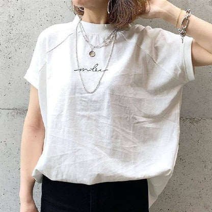 大好評   ファッション 全2色 半袖Tシャツ＜F-8183＞