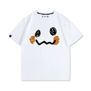 男女兼用 ファッション プリント 半袖 Tシャツ F-13260