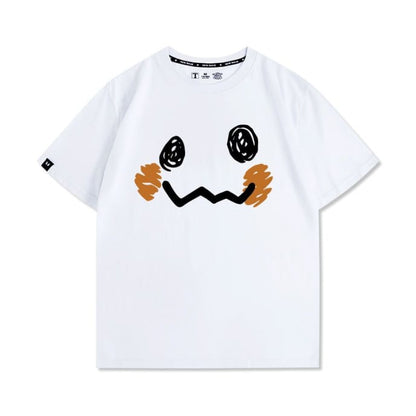 男女兼用 ファッション プリント 半袖 Tシャツ F-13260