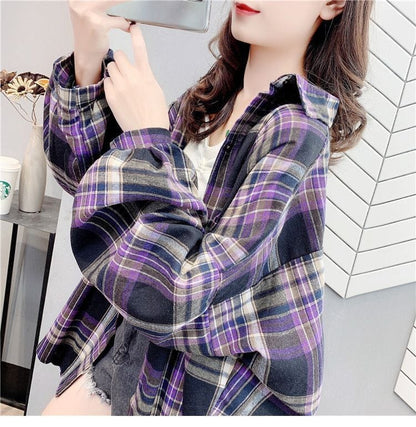 定番シンプル チェック柄 アクティブも綺麗も叶う シャツ ＜F-9235＞