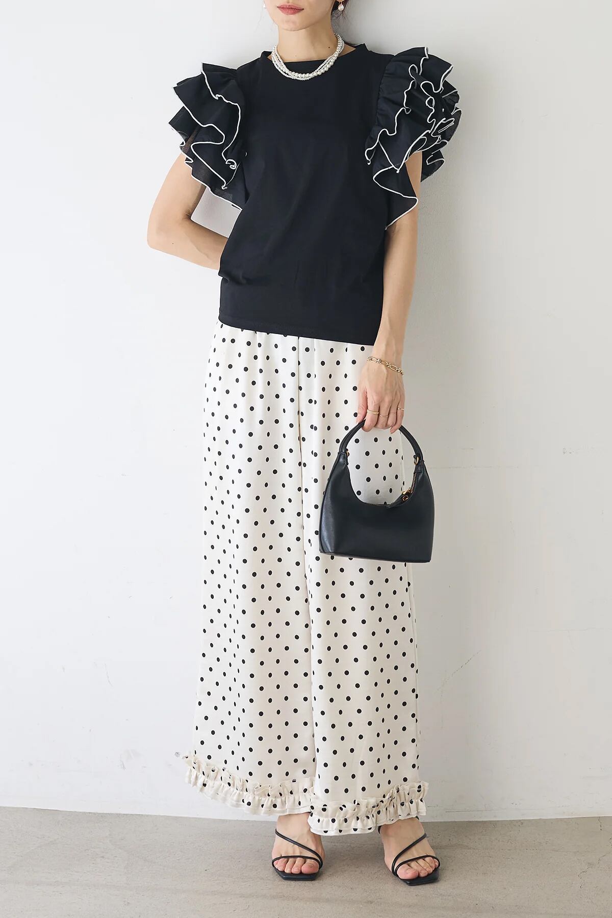 美人度アップ 早い者勝ち 大人可愛い カジュアル 共2色 TシャツF-12149