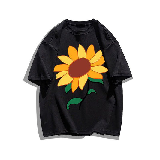 男女兼用 シンプル 上質 プリント Tシャツ F-13303