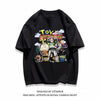 男女兼用 プリント 快適 半袖 Tシャツ F-13278
