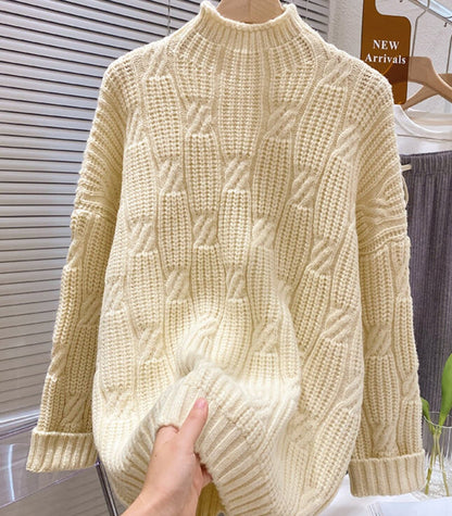 着心地良い 気質満点 おすすめ ニット<F-3885>