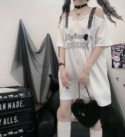 大流行 デザイン性抜群 ファッション 半袖 Tシャツ F-13314