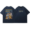 存在感抜群 カジュアル トレンドアイテム ダブルプリント 全7色 半袖TシャツF-9149