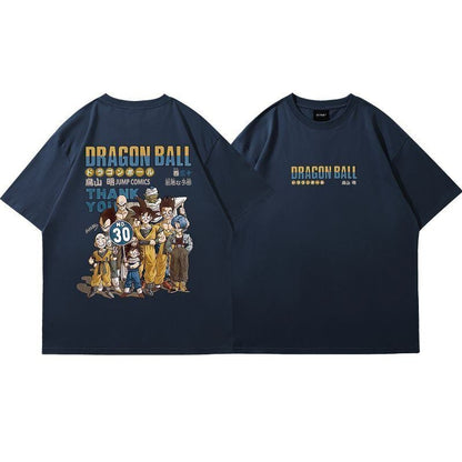 存在感抜群 カジュアル トレンドアイテム ダブルプリント 全7色 半袖TシャツF-9149