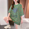 カジュアル   オシャレ度満点 Tシャツ カットソー＜F-3411＞