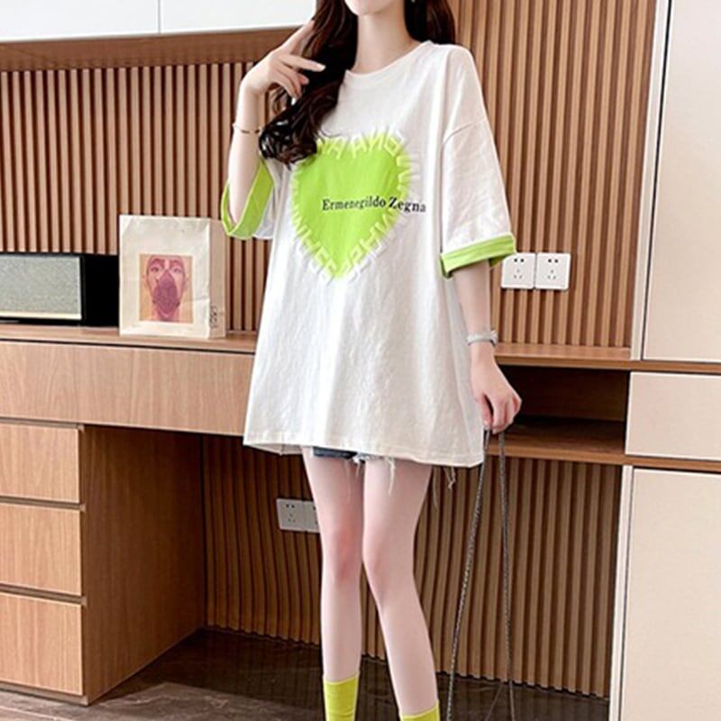 オシャレ度満点   美感いっぱい Tシャツ カットソー＜F-2911＞