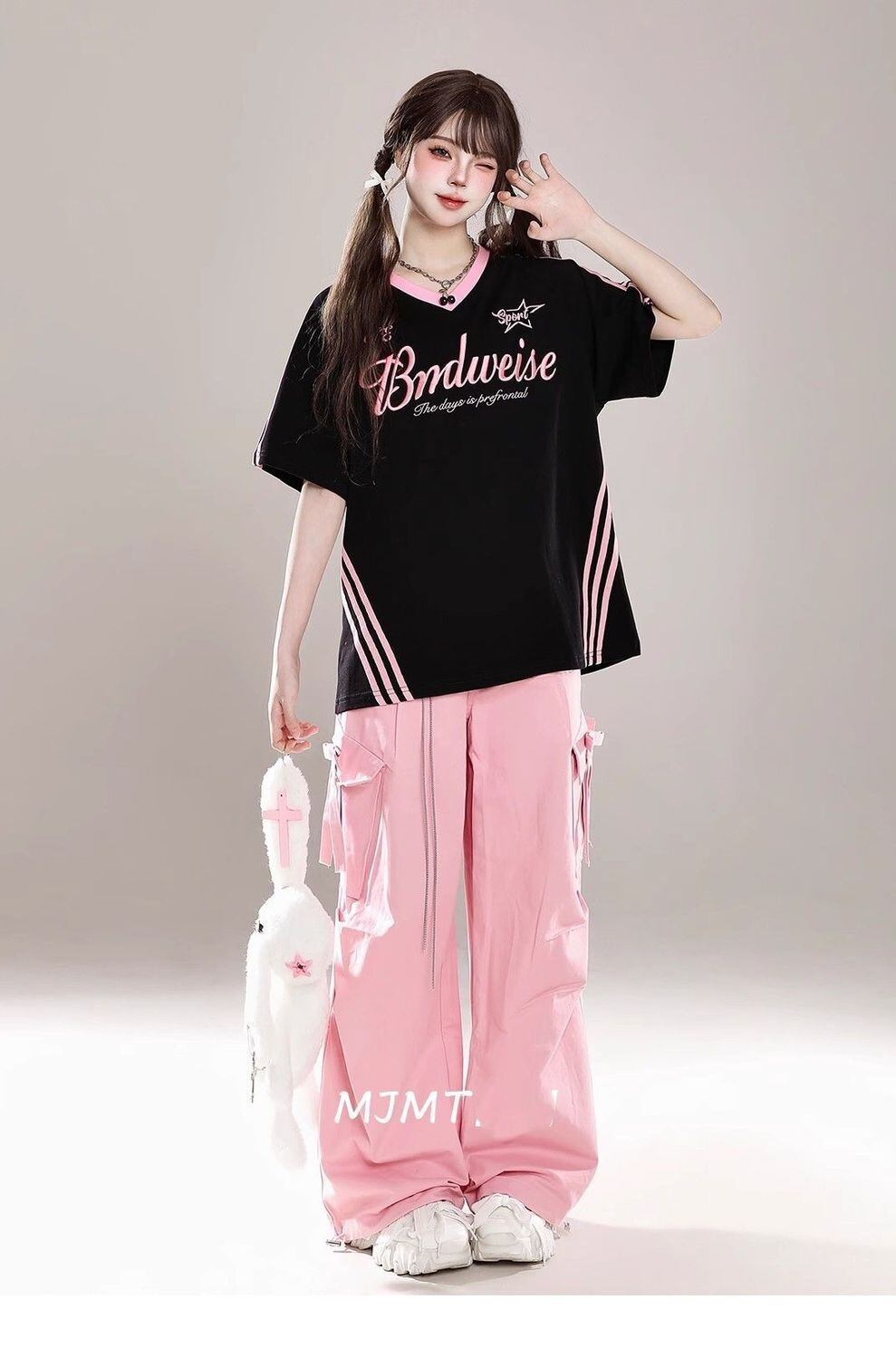 大好評 好感度UP 海外トレンド カジュアル 全3色 半袖 Tシャツ ＜F-11107＞