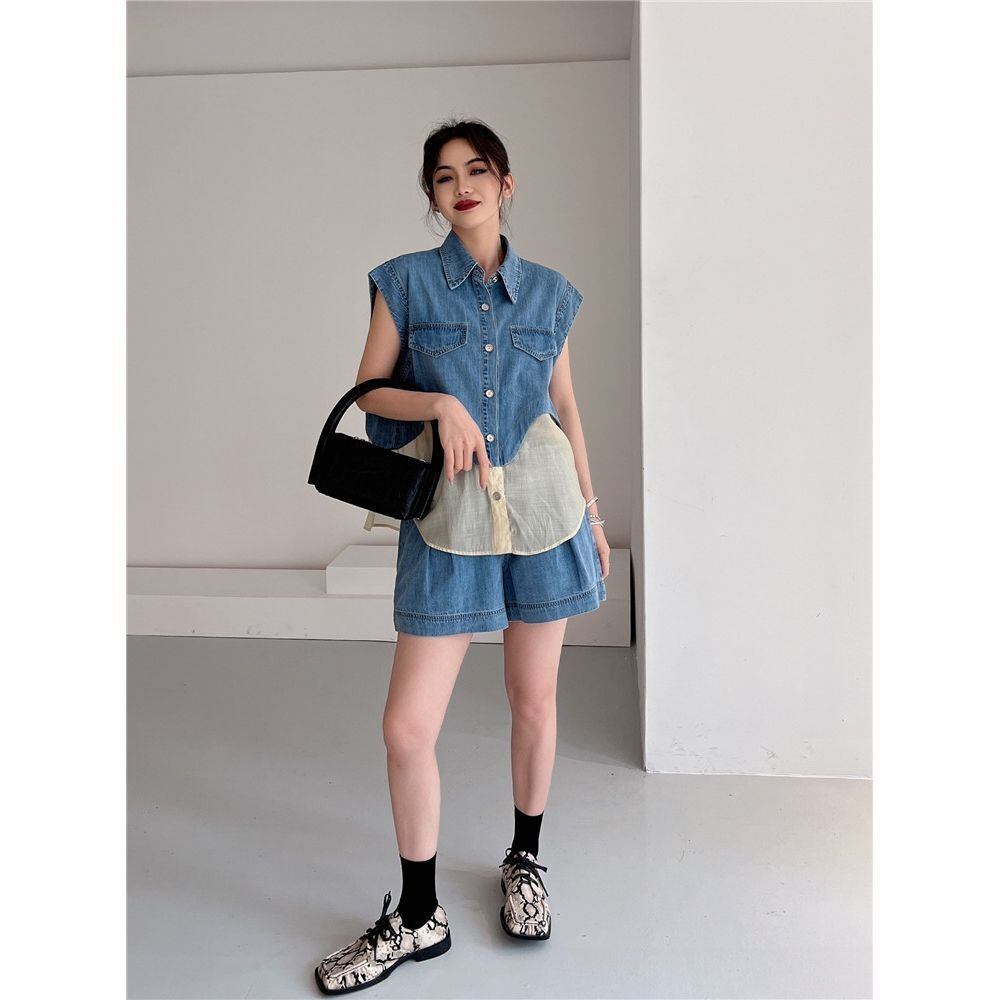 今季マストバイ 上品 ファッション 半袖Ｔシャツⅹパンツセット <F-6575>