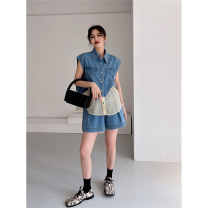 今季マストバイ 上品 ファッション 半袖Ｔシャツⅹパンツセット <F-6575>