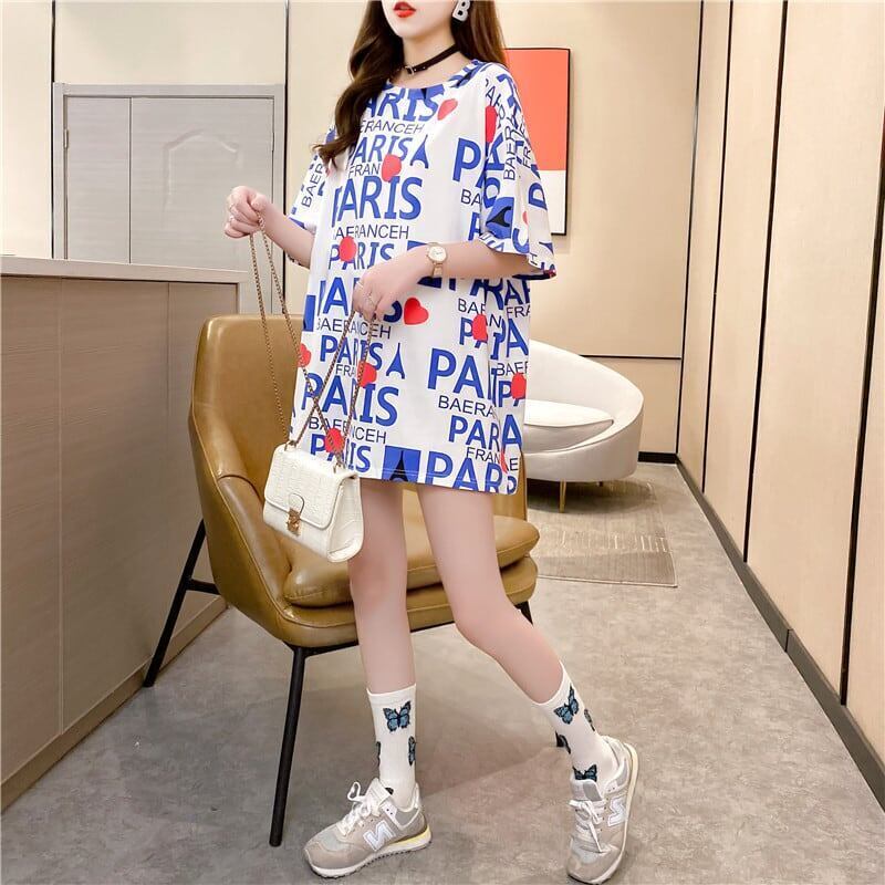 個性的なデザイン   お値段以上 カットソー ワンピース＜F-3302＞