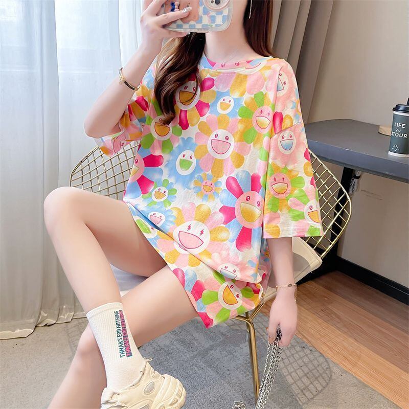 大人可愛い 売り切れ必至 美人度アップ 着回し力抜群 全5色 半袖Tシャツ<F-11520>