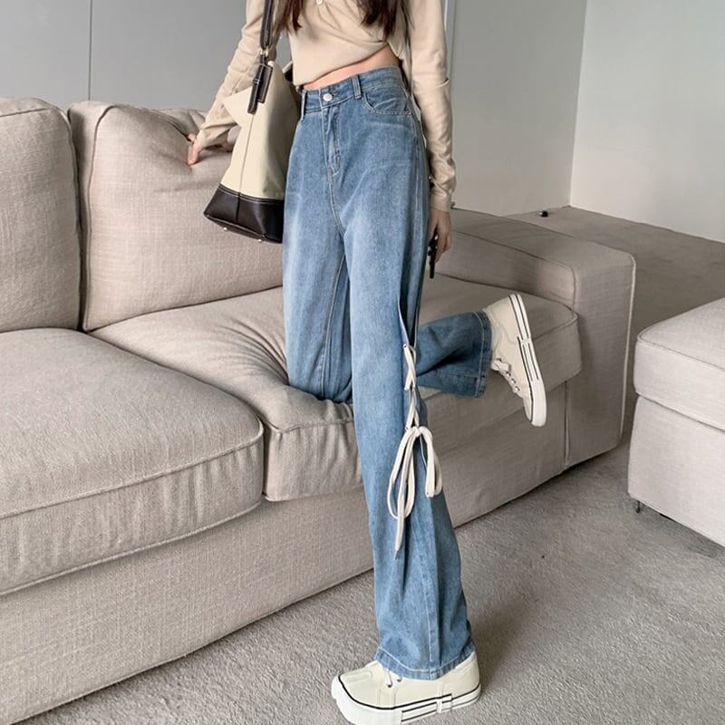 レトロ   スタイリッシュ ワイドパンツ＜F-2862＞