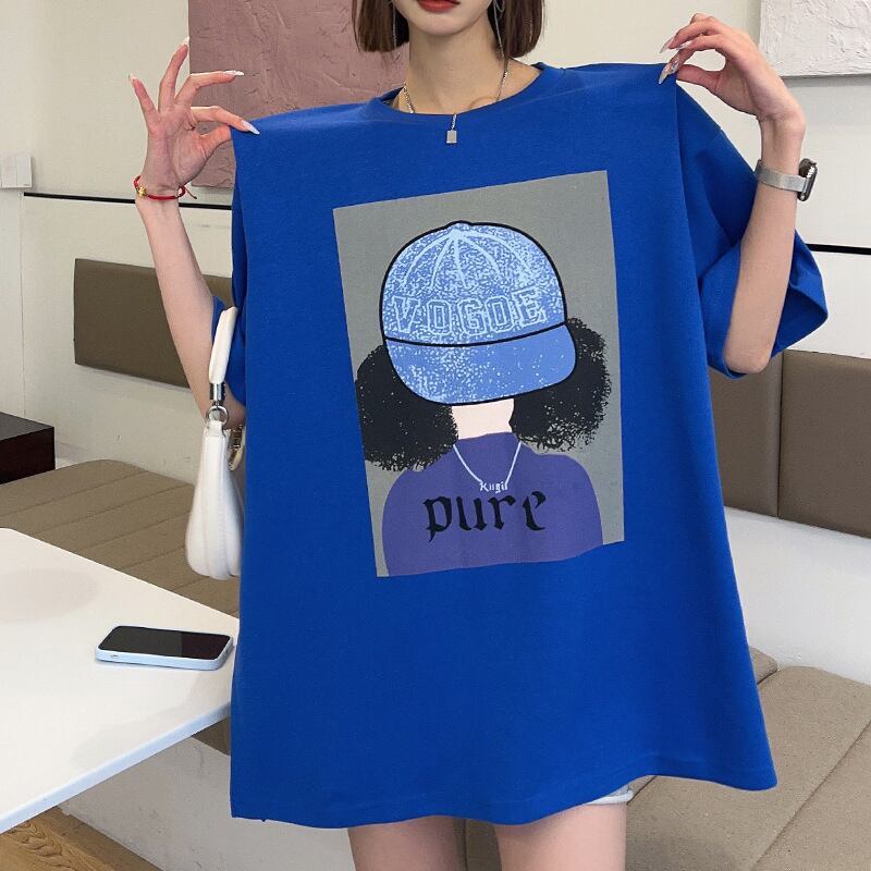 話題沸騰中 都市ファッショ 流行新作 オシャレ デザイン プリント全6色 半袖TシャツF-9108