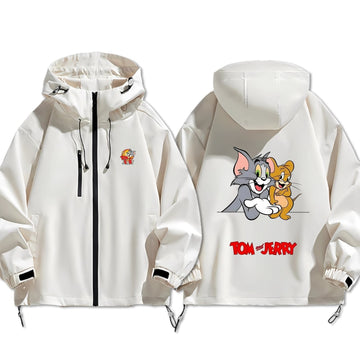 【春新作】合わせやすい ファッション 海外トレンド 撥水加工 全3色　男女兼用 マウンテンパーカー <F-12905>