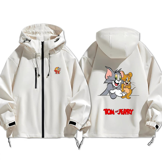 【春新作】合わせやすい ファッション 海外トレンド 撥水加工 全3色　男女兼用 マウンテンパーカー <F-12905>