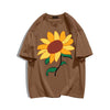 男女兼用 シンプル 上質 プリント Tシャツ F-13303
