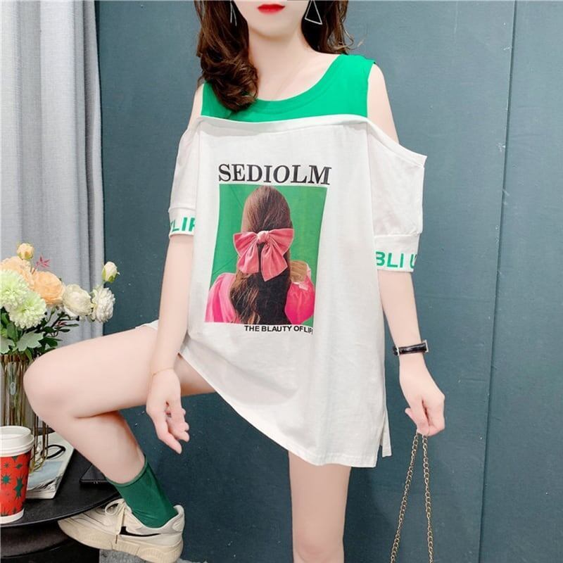 今季大好評   美感いっぱい Tシャツ カットソー＜F-3203＞