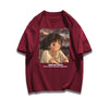 都市ファッショ デザイン オシャレ カジュアル プリント全5色 半袖Tシャツ<F-9258>
