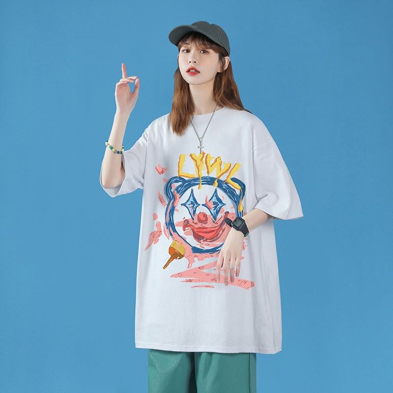 話題沸騰中   カジュアル 2色半袖Tシャツ＜F-8159＞