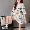 早い者勝ち   ファッション プリント半袖Tシャツ 全3色<F-4894>