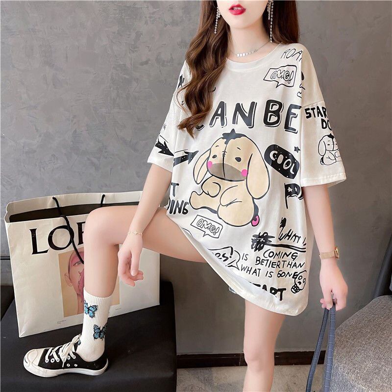 早い者勝ち   ファッション プリント半袖Tシャツ 全3色<F-4894>