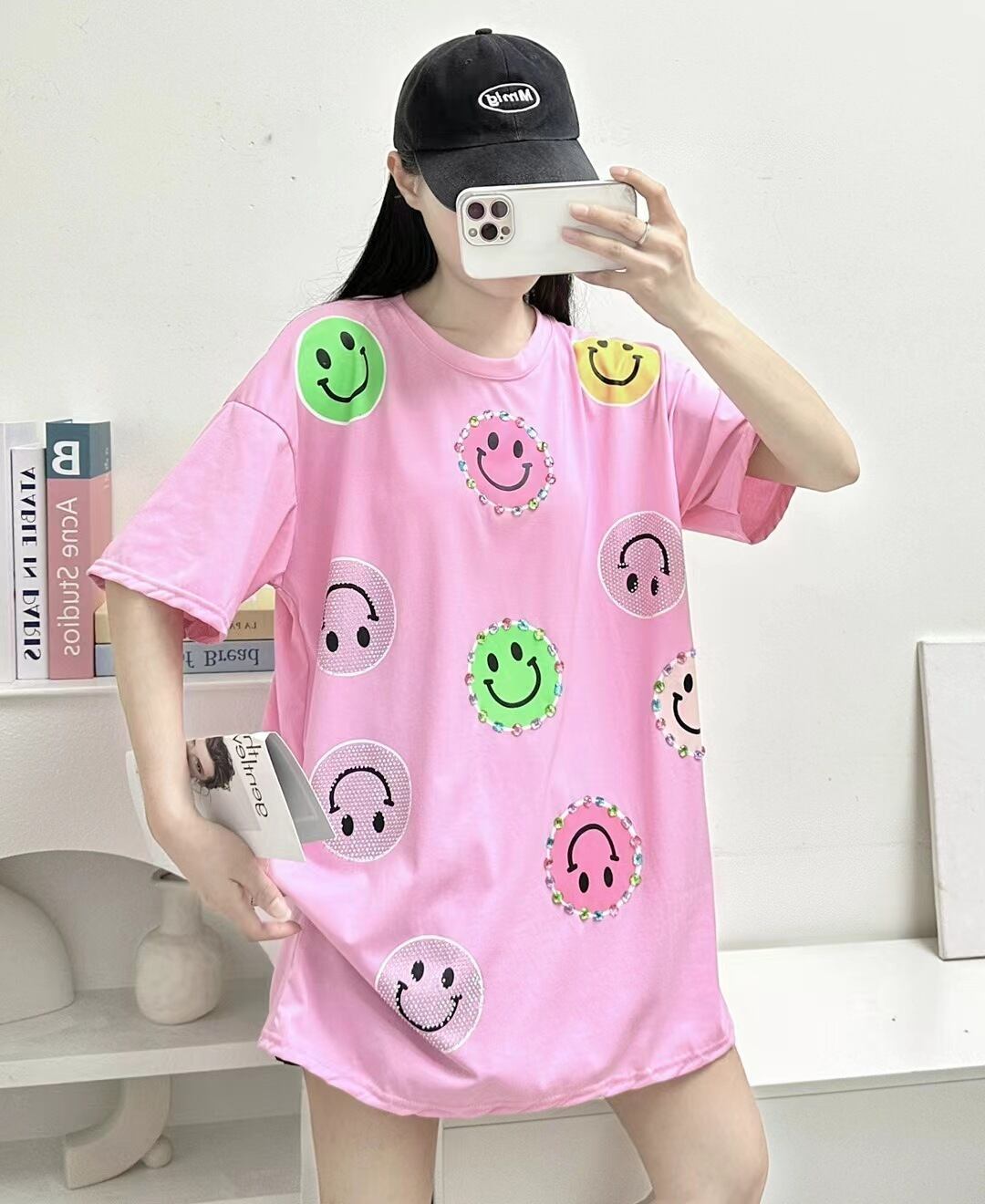 スウィート 好感度UP 海外トレンド カジュアル 全3色 半袖 Tシャツ ＜F-11506＞