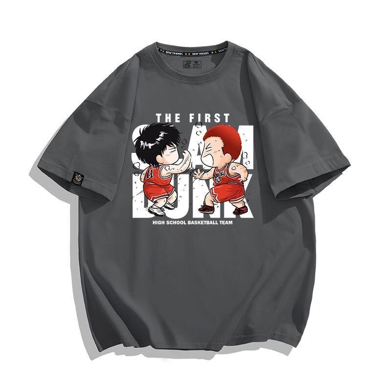 話題沸騰中   カジュアル プリント 全3色 半袖 Tシャツ 男女兼用F-8987