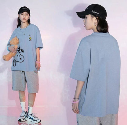 定番シンプル 男女兼用 着心地良い カジュアル 半袖 Tシャツ F-13168