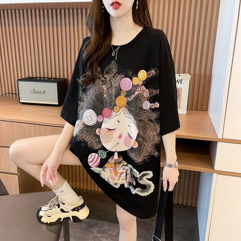 新商品 ファッション 個性派 プリント全3色 半袖Tシャツ カットソー ＜F-8604＞