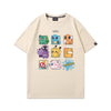 男女兼用 プリント 上質 半袖 Tシャツ F-13273