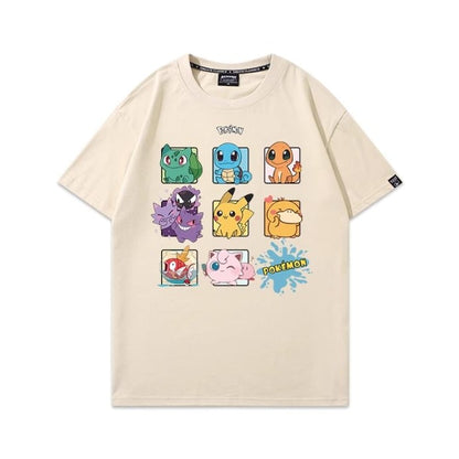 男女兼用 プリント 上質 半袖 Tシャツ F-13273