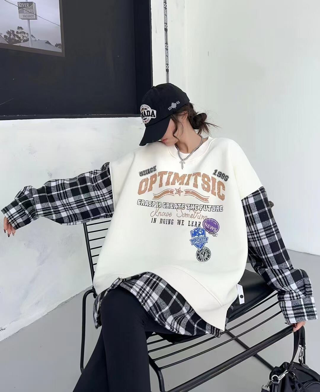 【人気急上昇中！】最愛の一着 元気いっぱい 絶対欲しい 好感度UP 全2色パーカーF-10423