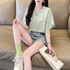 美人度アップ スウィート キュート 5色選択 半袖Tシャツ＜F-8578＞